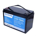 Fabrikspris Deep Cycle Solar RV Caravan Marine 12 volt Lithium Ion Batterier 12V 100ah LiFePO4 batteri
