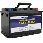 GEL / AGM udskiftning Solar Power Storage batteri 12v 100ah LifePo4 Lithium ion batteri