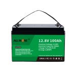 Fabriks tilpasset strøm 12V 100AH LiFePO4 Lithium Iron Phosphate Deep Cycle bilbatteri Marine Solar RV batterier