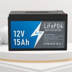 Lithium-ion-batteripakke 12V 15Ah dybcyklus Lifepo4-batteri