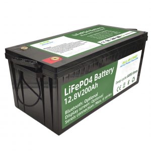 Hot selling 2.56KWh lifepo4 batteri 12v 200Ah 6000 cykler rv batteri
