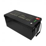 Nyt design genopladelige batterier Vedligeholdelsesfrie LiFePO4 12V 200Ah lithiumionbatterier