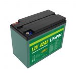 Vedligeholdelse tilpasset Solar 12v 40ah 42ah Lifepo4 Cell Lifepo4 batteripakke med BMS