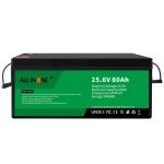 25,6V 80Ah sikkerhed/lang levetid LFP batteri til RV/campingvogn/UPS/golfvogn 24V 80Ah