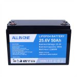 25,6V 100Ah Lithium-Ion Lifepo4-batteripakke Genopladeligt lithium-ion-batteri