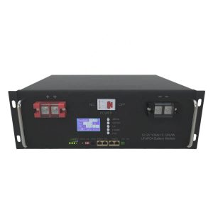 6000 cyklusser 48V 100Ah 5Kwh RS48 LiFePo4 solcellebatteri med 5U kabinet