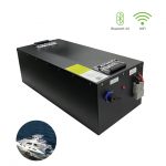 fleksibel brugerdefineret LiFePO4 16S1P 48V 100Ah genopladelige batterier Akku til marinebåd og yacht batteripakke med Bluetooth