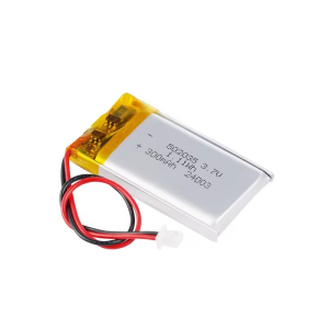 OEM Custom 502035 300mAh 1,11Wh genopladeligt Lipo-batteri