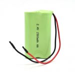 NiMH genopladeligt batteri AA1500mAh 2.4V