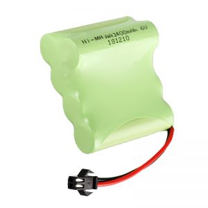 NiMH genopladeligt batteri AA2400 6V genopladeligt elektrisk legetøjsværktøj Batteripakke
